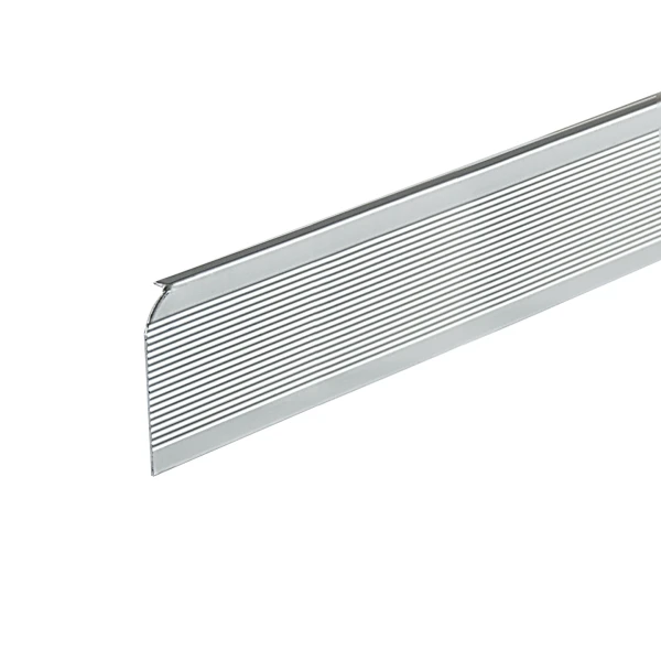 Aluminum Countertop End Profile - Silver Finish