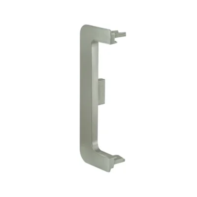 PVC End Cap for Intermediate Profile 1004, Brushed Stainless Steel