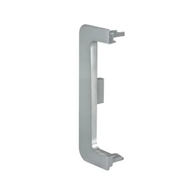 PVC End Cap for Intermediate Profile 1004, Brushed Aluminum