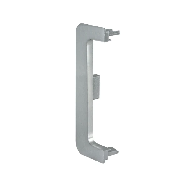 PVC End Cap for Intermediate Profile 1004, Brushed Aluminum