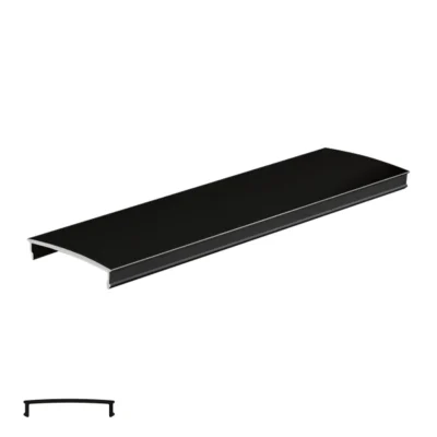 Bottom Rail Cover 3006 - 6m, Matte Black