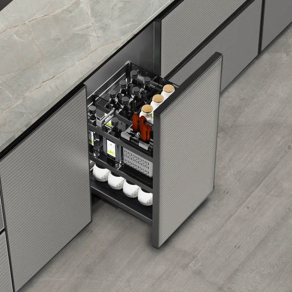 Krista 3-Tier Pull-Out Basket with Soft-Close for 400mm Cabinet