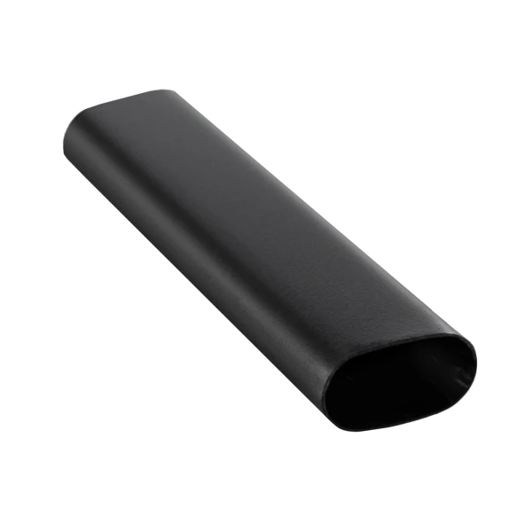 Oval Wardrobe Rail - Matte Black