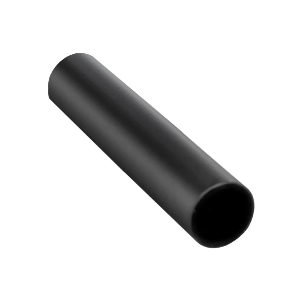 Round Wardrobe Hanging Rail - Matte Black