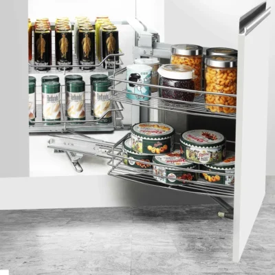 Essenza Soft-Close Blind Corner Pull-Out Mechanism for 900mm Cabinet