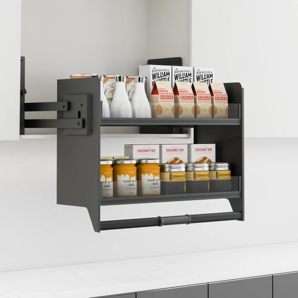 Krista Soft-Close Pull-Down Cabinet Basket - For 600-900mm Cabinets