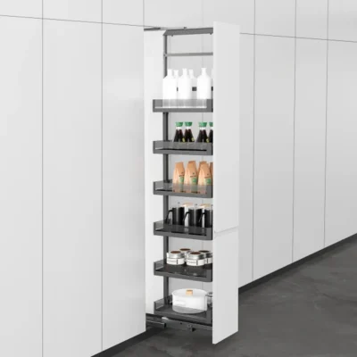 Krista Pantry Pull-Out Unit - Soft Close - 6 Tiers - For 400mm Cabinet