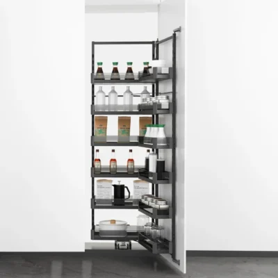 Krista Pull-Out Pantry Unit - 1700 mm Height - 6 Levels - 600 mm