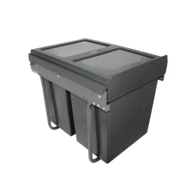 40L Built-in Waste Bin with Soft Close - 20L + 2x10L for 400mm Cabinet