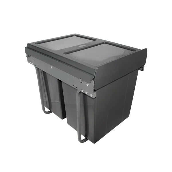 40L Built-in Waste Bin with Soft Close - 20L + 2x10L for 400mm Cabinet