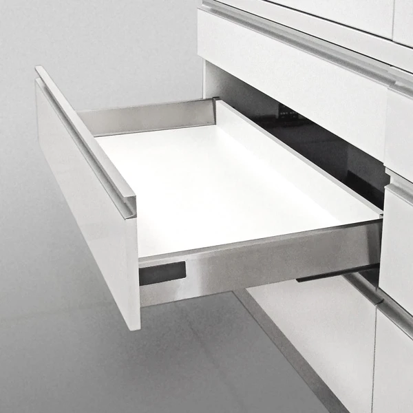 STILBOX H84 Drawer System - Soft-Close, Stainless Steel (Inox)