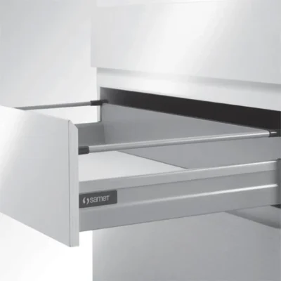 SMARTBOX Drawer System Set with Single Railing - Soft-Close, Grey