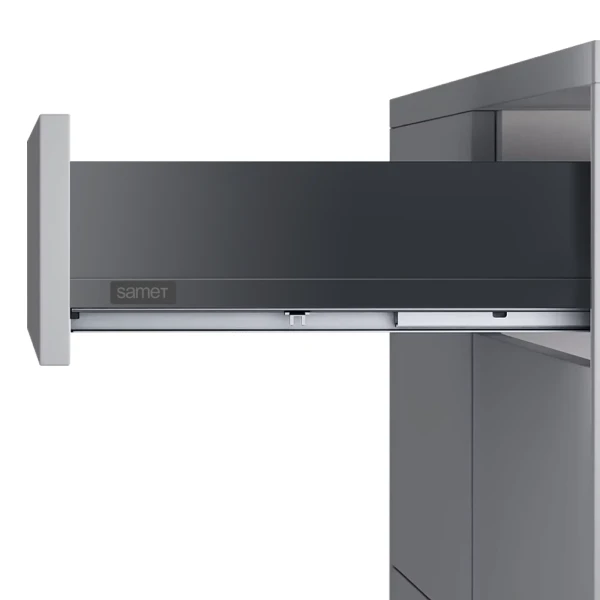 FLOWBOX H89 Drawer System - Slim-Side, Soft-Close, Anthracite