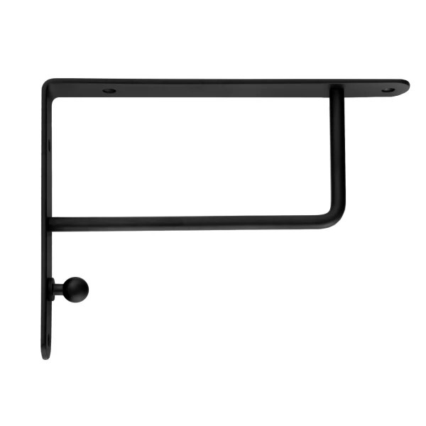 Corner Shelf Bracket with Hanger, 250x195 mm