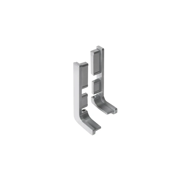 End Cap Set for 1005 ROSI Profile - Left and Right - Grey