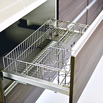 Side-Mounted Pull-Out Basket for 800 mm Cabinet