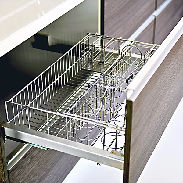 Side-Mounted Pull-Out Basket for 800 mm Cabinet
