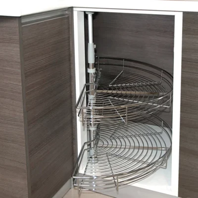180-Degree Two-Tier Rotating Basket for 800mm Cabinet