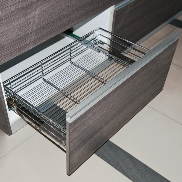 Soft-Close Side-Mount Pull-Out Basket for 800-900mm Cabinets