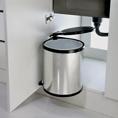 LUX Built-in Stainless Steel Waste Bin - 8 Liters