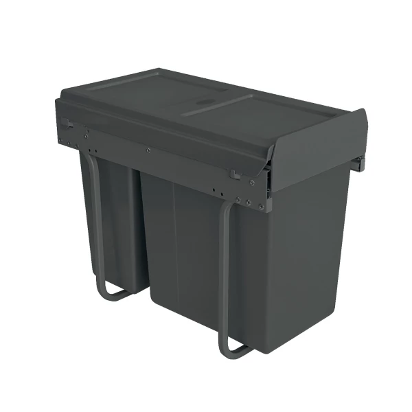 30L Built-in Waste Bin with Soft Close - 20L + 10L for 300mm Cabinet