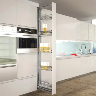 Infinity Pull-Out Pantry Unit with Soft-Close - 5 Tiers - 150mm