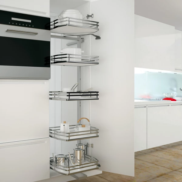 Infinity Pull-Out Pantry Unit H1880 mm - 5 Levels - 400 mm Cabinet