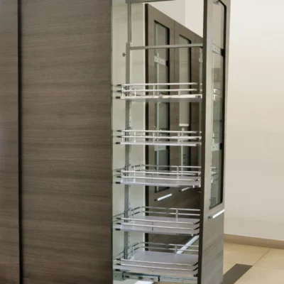 Pull-out Pantry System with Soft-Close, 6-Tier, 400mm Cabinet