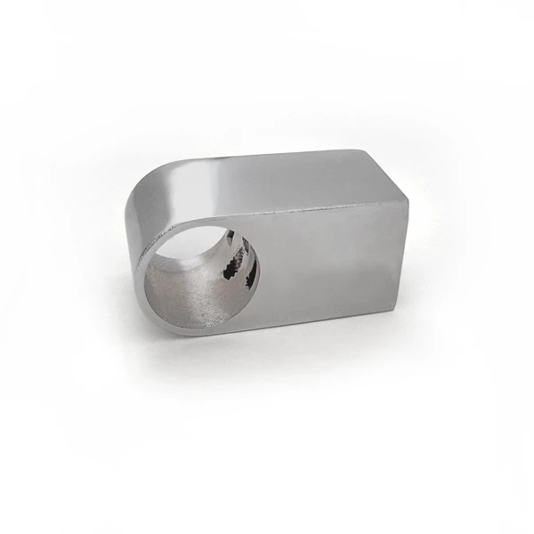 Pipe Support Bracket for 16mm Diameter Tube - Chrome Finish
