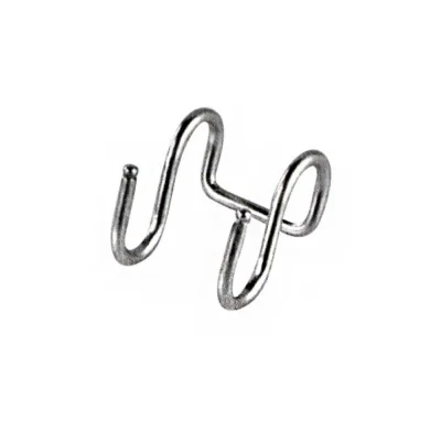 Double Pipe Hook - Chrome Finish