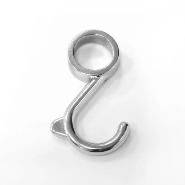 Single Pipe Hook - Chrome Finish