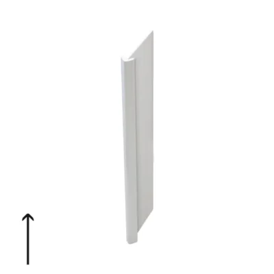 45-Degree Decorative Profile - 6m, Matte Chrome