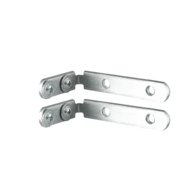 Corner Connector for 08PR.1004 and 08PR.1005 Profiles, Chrome