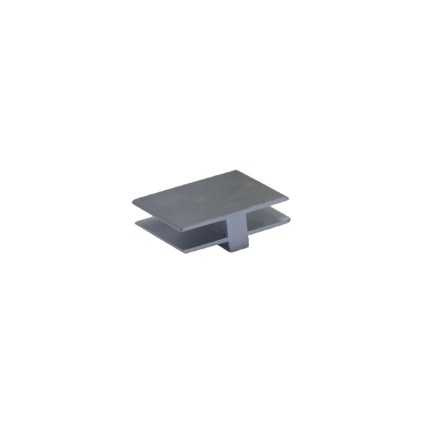 Straight Axis Glass Holder for Profiles and Handrails