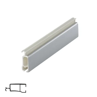 PVC Blind Slat - Matte Chrome Finish