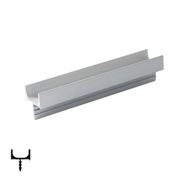 Edge Profile Handle 2434 - 6m, Matte Chrome