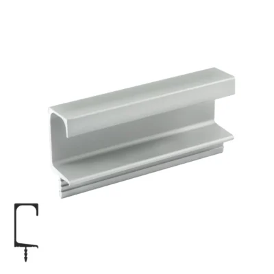 Edge Profile Handle 2425 - 6m, Matte Chrome