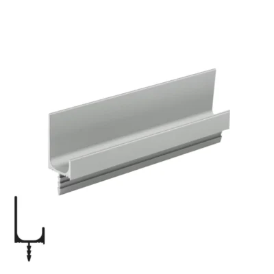 Edge Profile Handle 2435 - 6m, Matte Chrome