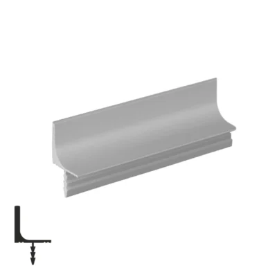 Edge Profile Handle 94135 - 3m, Matte Chrome