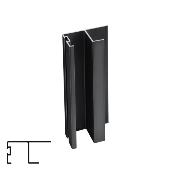 Edge Profile Handle 4124 - 5m, Matte Black