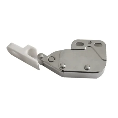 Spring-Loaded Push Button Latch for Door