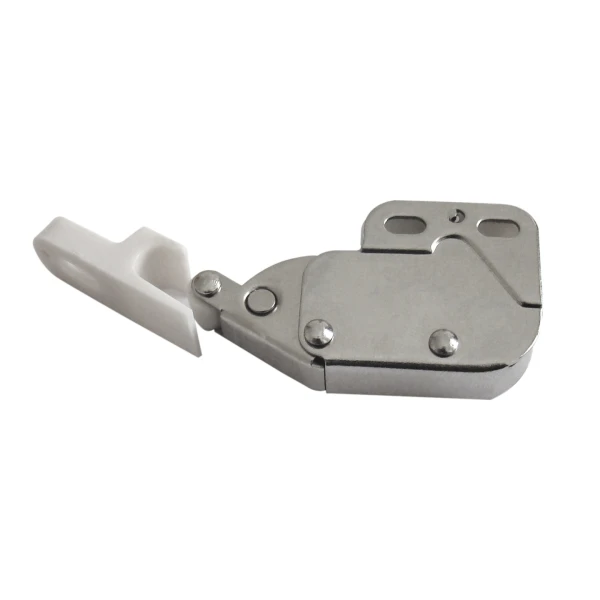 Spring-Loaded Push Button Latch for Door