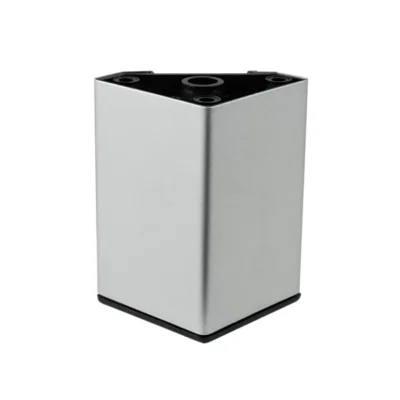 Adjustable PVC Furniture Leg 50x50 mm, Height 80 mm