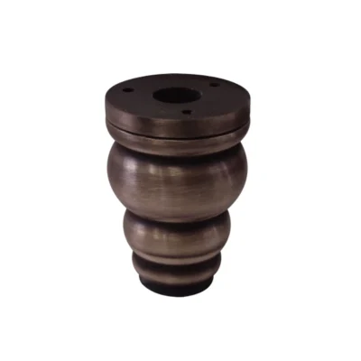 Aluminum Furniture Leg - 58mm Diameter, 80mm Height