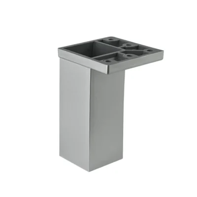 Square PVC Furniture Leg 38x38 mm, Height 100 mm