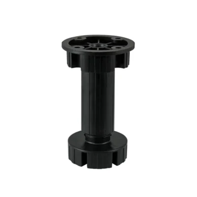 Adjustable PVC Furniture Leg 2-Piece Set, Diameter 59mm, H100-150mm