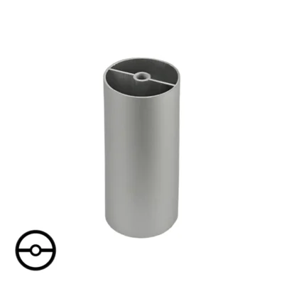 Smooth Aluminum Pipe - 40mm OD x 6m