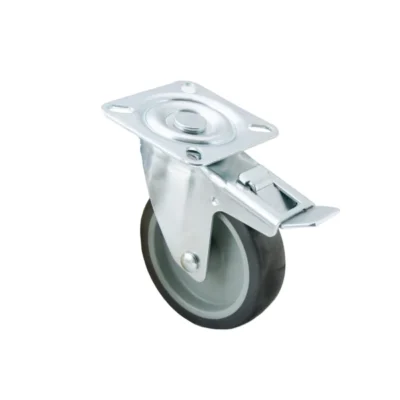 75mm Swivel Furniture Caster Wheel with Brake