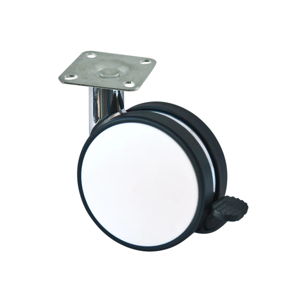 82mm Swivel Furniture Caster Wheel with Brake
