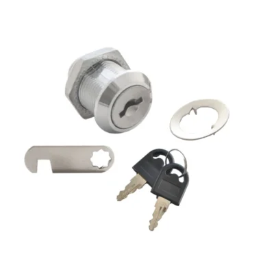 180 Degree Furniture Lock for Mailbox - Chrome Steel